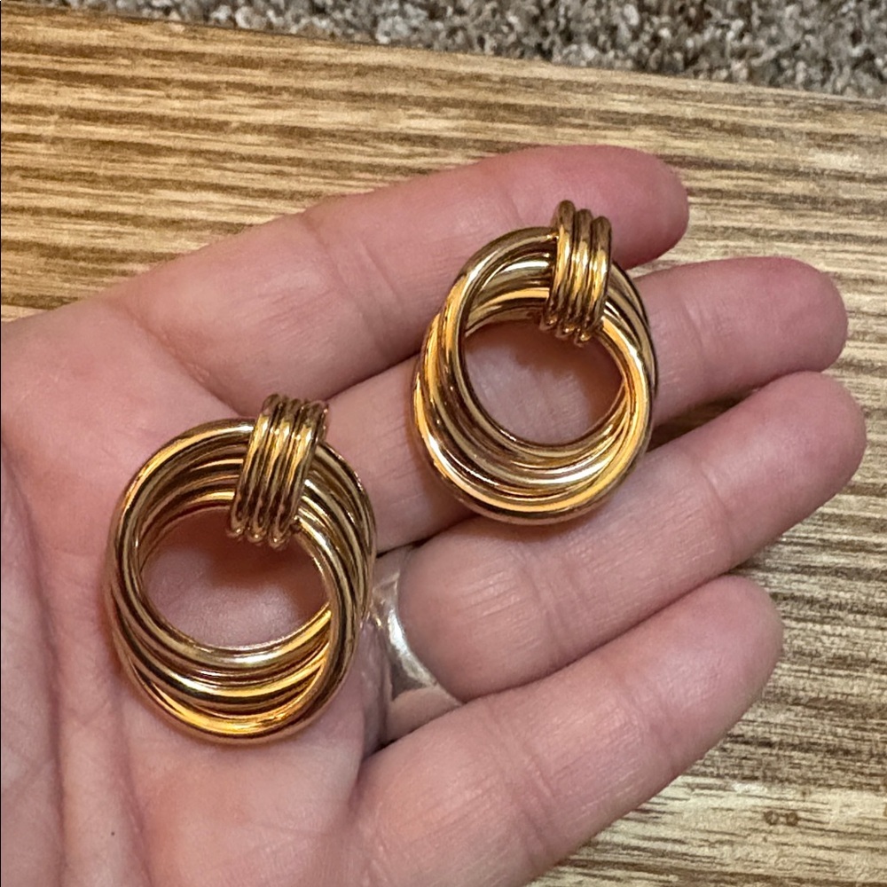 NWOT Gold-Tone Costume Post Earrings